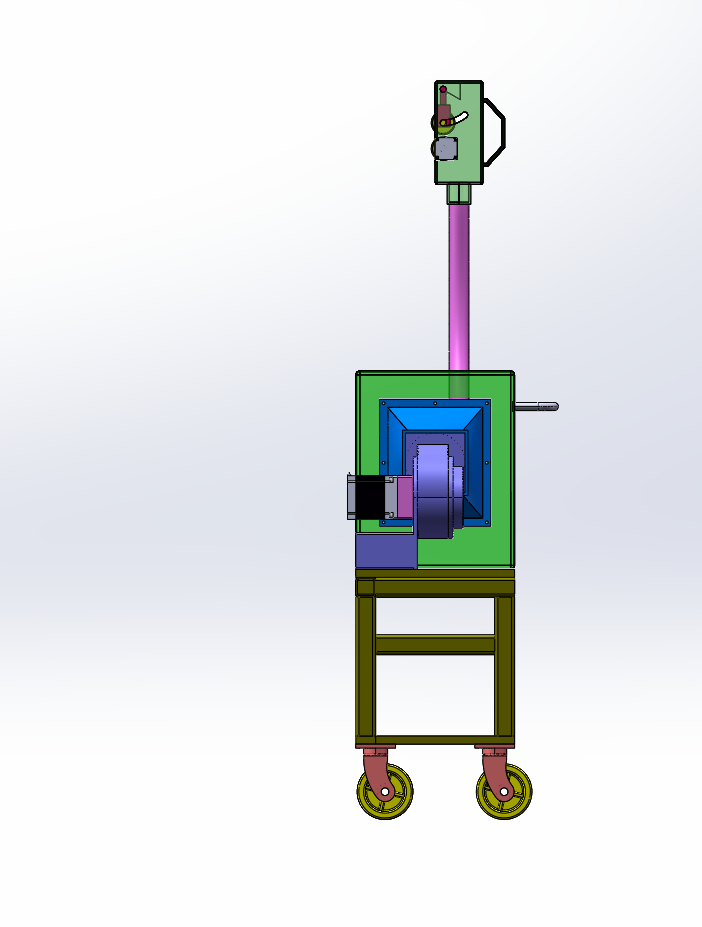 气吸金银花采摘机设计（SW+CAD+说明书）